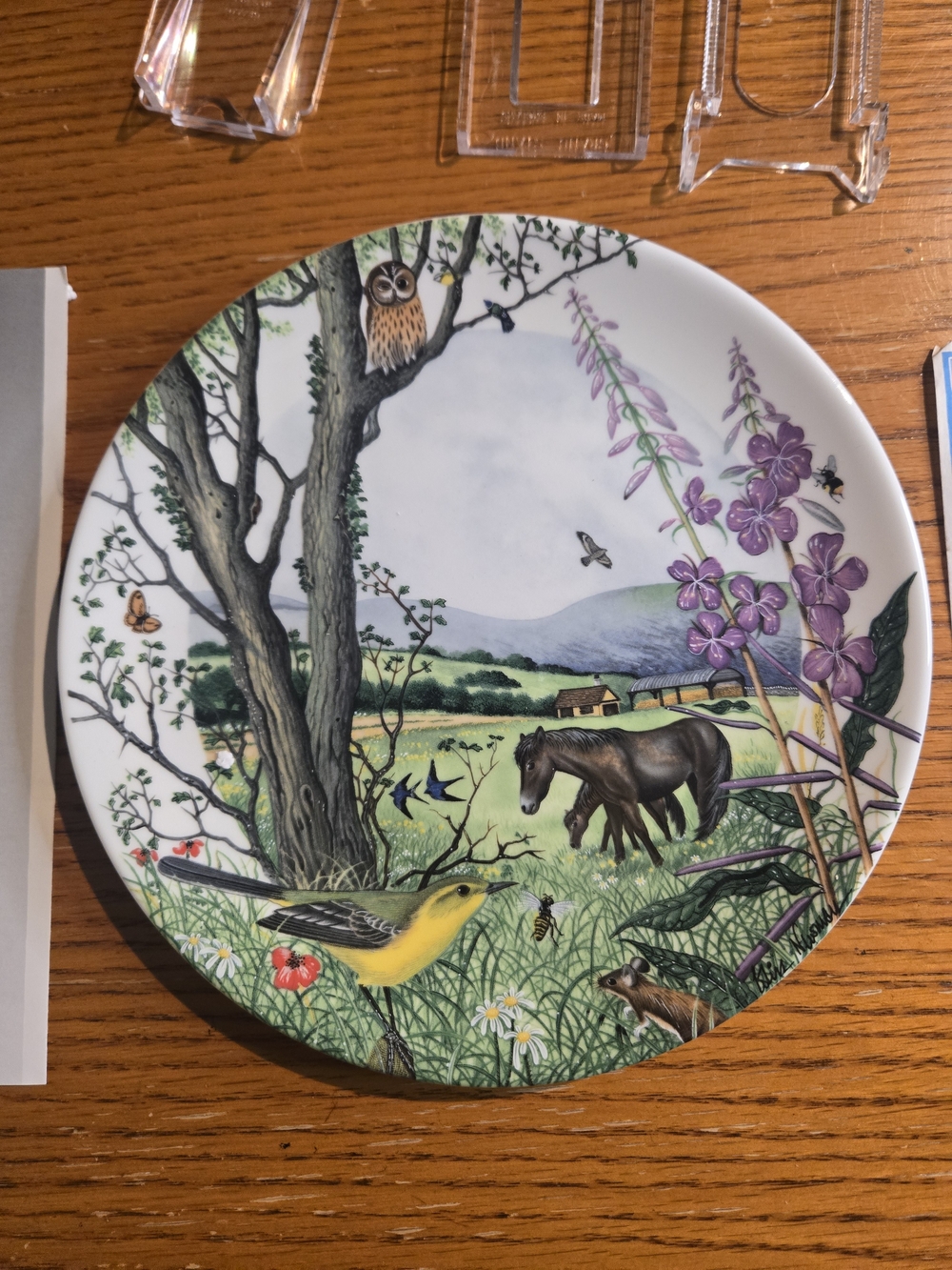 Wedgwood Bone China The Hayfield Collector Plate